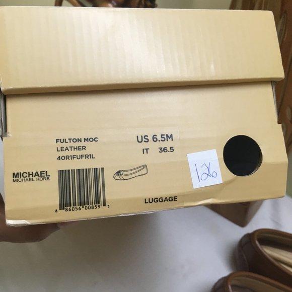 Authentic Michael Kors Fulton Moccasins (US 6.5, Colour Luggage/Tan) - Picture 3 of 16